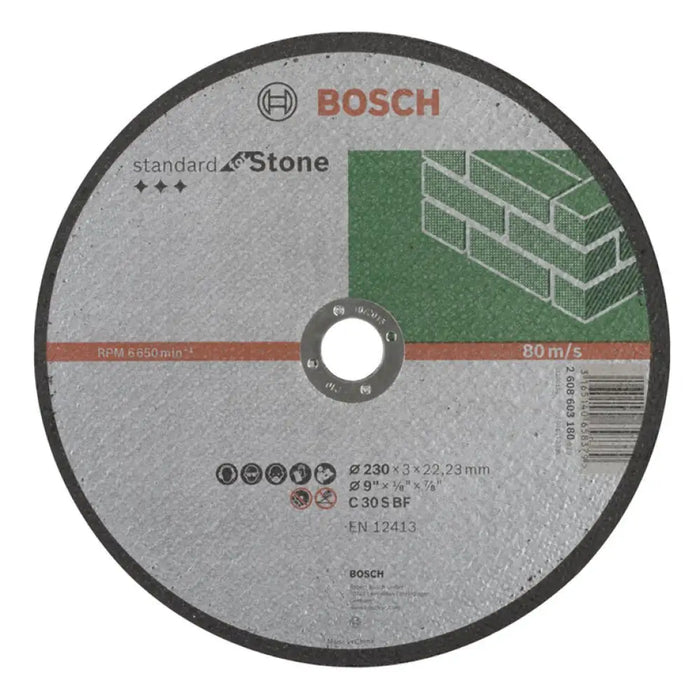 ДИСК ЗА РЯЗАНЕ НА НЕМЕТАЛ BOSCH 230Х3x22.23