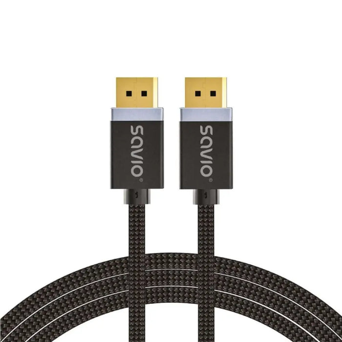DisplayPort кабел 2м Черен SAVIO CL-166