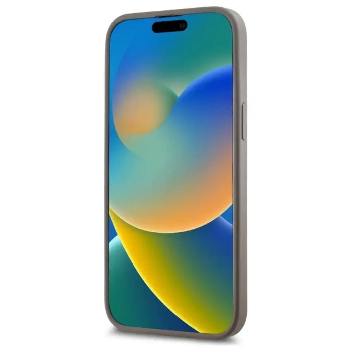 DKNY кожен кариран мономонен калъф MagSafe за iPhone 14 Pro