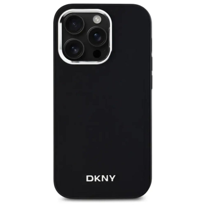 DKNY Plain Logo MagSafe Калъф за iPhone 14 Pro - черен