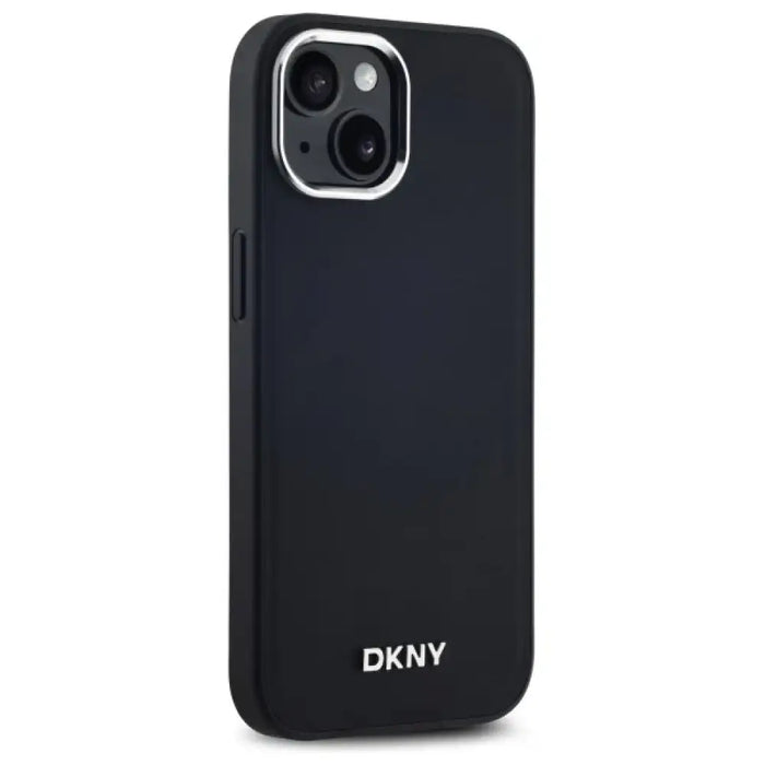 DKNY Plain Logo MagSafe Калъф за iPhone 14 - черен