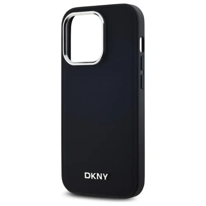 DKNY Plain Logo MagSafe Калъф за iPhone 14 Pro - черен