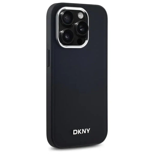 DKNY Plain Logo MagSafe Калъф за iPhone 14 Pro - черен