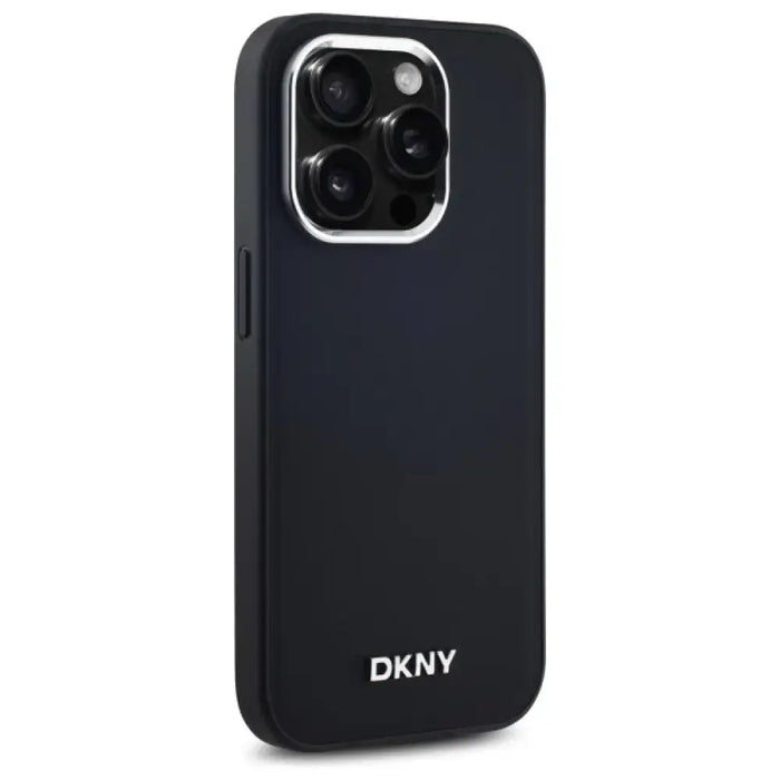 DKNY Plain Logo MagSafe Калъф за iPhone 14 Pro - черен