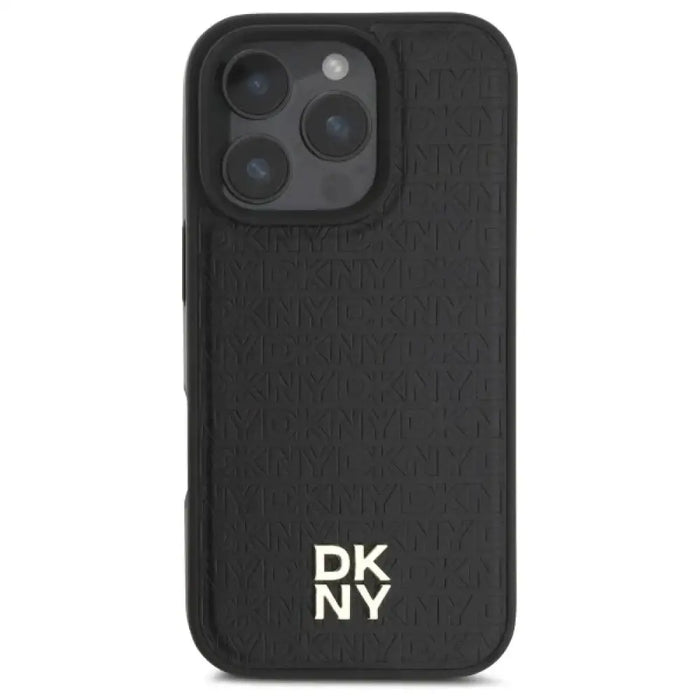 DKNY Repeat Pattern Stack Logo MagSafe Калъф за iPhone 16