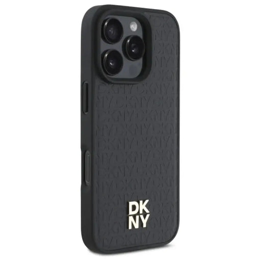 DKNY Repeat Pattern Stack Logo MagSafe Калъф за iPhone 16