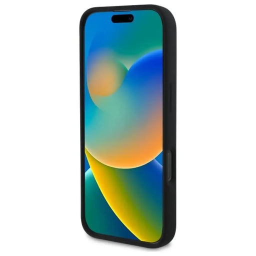 DKNY силиконов бял щампован лого MagSafe калъф за iPhone 16