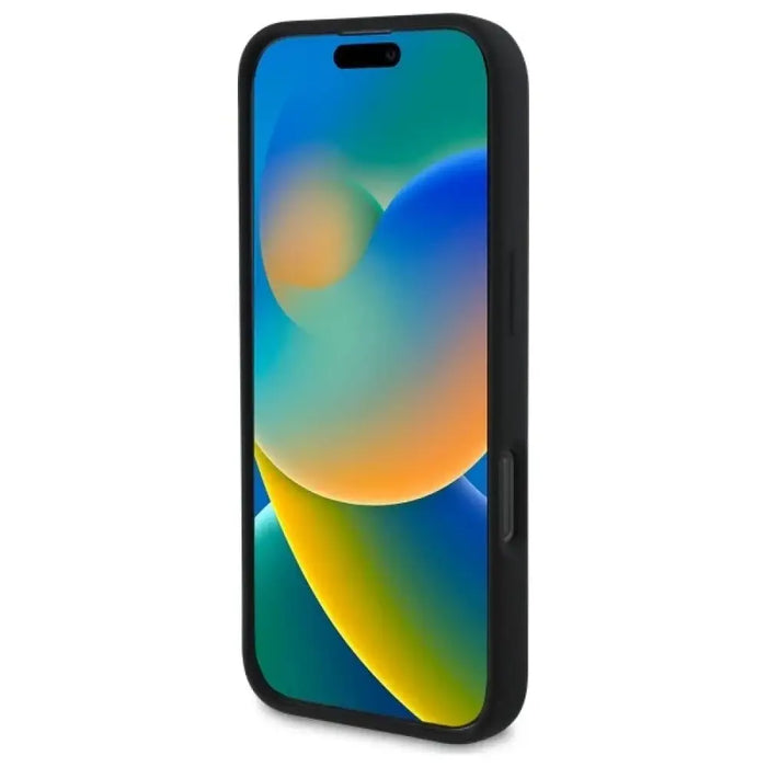 DKNY силиконов бял щампован лого MagSafe калъф за iPhone 16