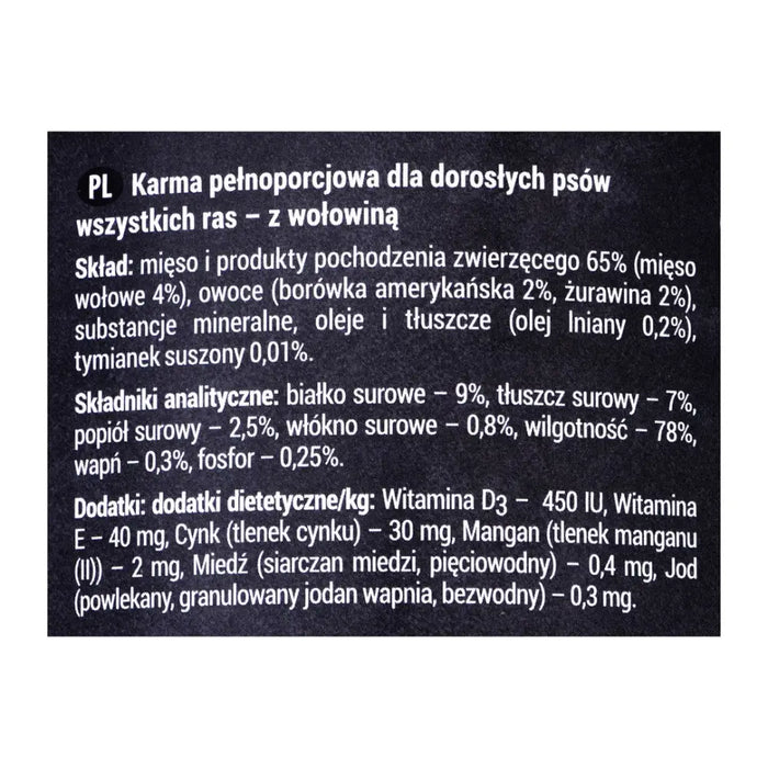 Dolina Noteci Rafi с телешко червена боровинка и боровинки