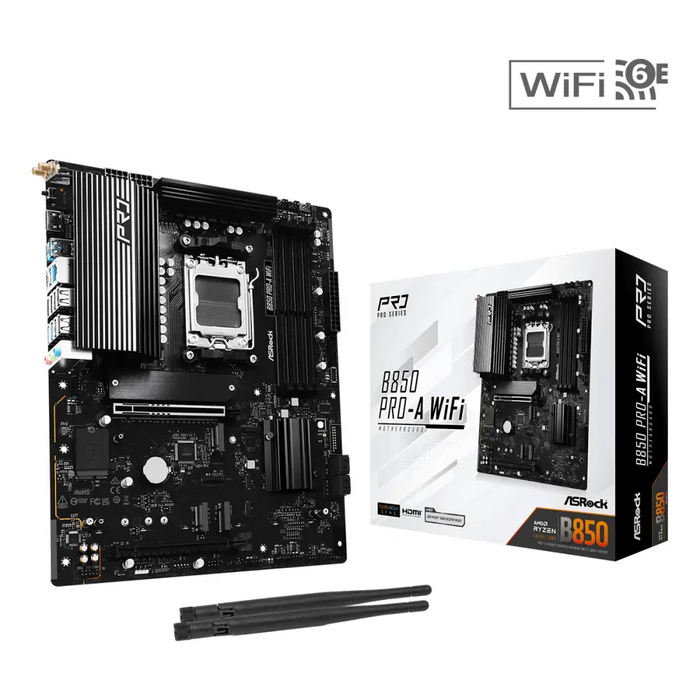 Дънна платка ASRock B850 PRO-A WIFI socket AM5