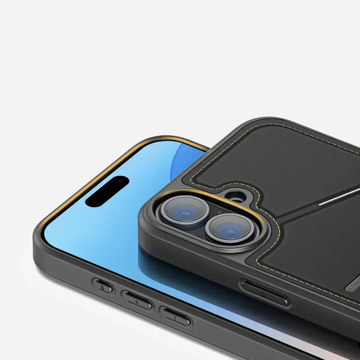 Dux Ducis Rafi II Mag Case с MagSafe за iPhone 16 - черен