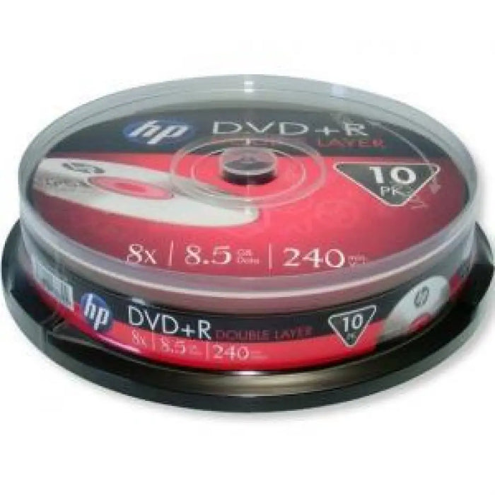 DVD + R HP (Hewlett Packard) Dual Layer 8.5Gb./8X (ш-л 10)