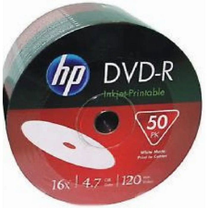 DVD-R HP (Hewlett Packard) PRINTABLE 4.7Gb./16X (цел. 50)
