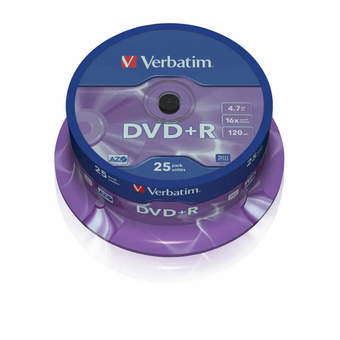 DVD + R устройство Verbatim VB-DPR47S2A 25 Части