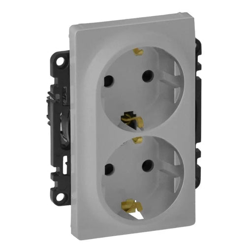 ДВОЕН КОНТАКТ ШУКО С ДЕТСКА ЗАЩИТА VALENA LIFE LEGRAND