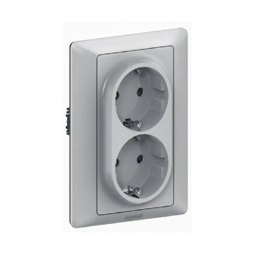 ДВОЕН КОНТАКТ ШУКО С ДЕТСКА ЗАЩИТА VALENA LIFE LEGRAND