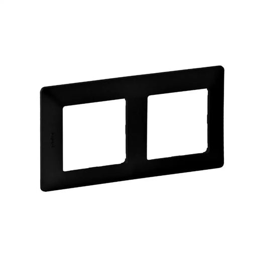 ДВОЙНА РАМКА LGR 754252 VALENA LIFE LEGRAND - ЧЕРЕН МАТ