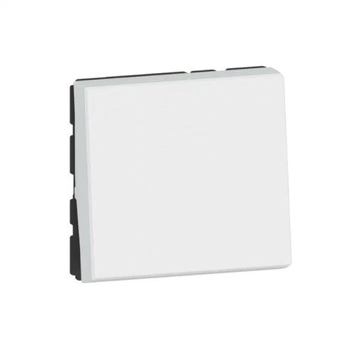 ДВУМОДУЛЕН БУТОН 6А LGR 278040L MOSAIC LEGRAND - БЯЛ