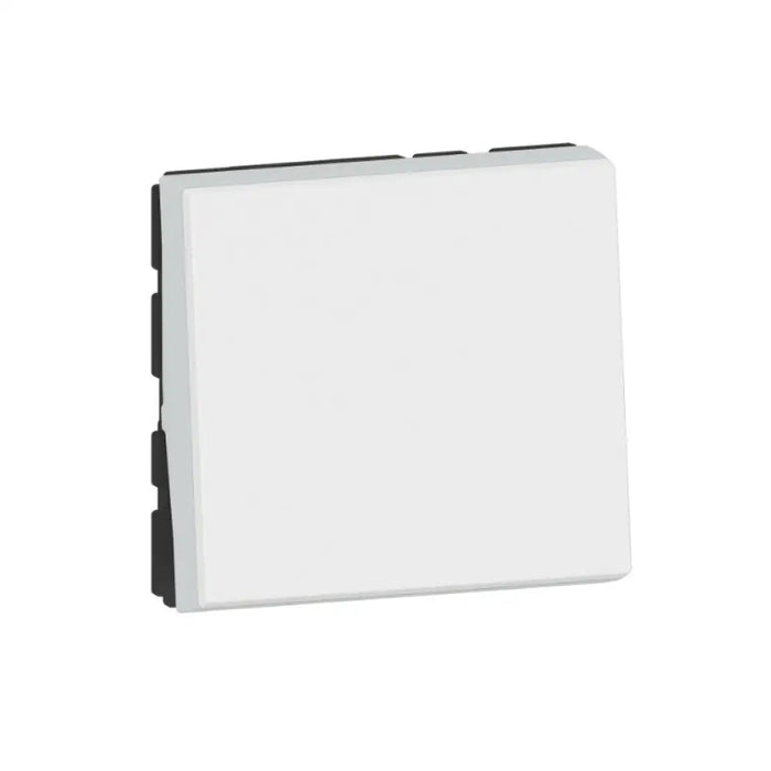 ДВУМОДУЛЕН БУТОН 6А LGR 278040L MOSAIC LEGRAND - БЯЛ