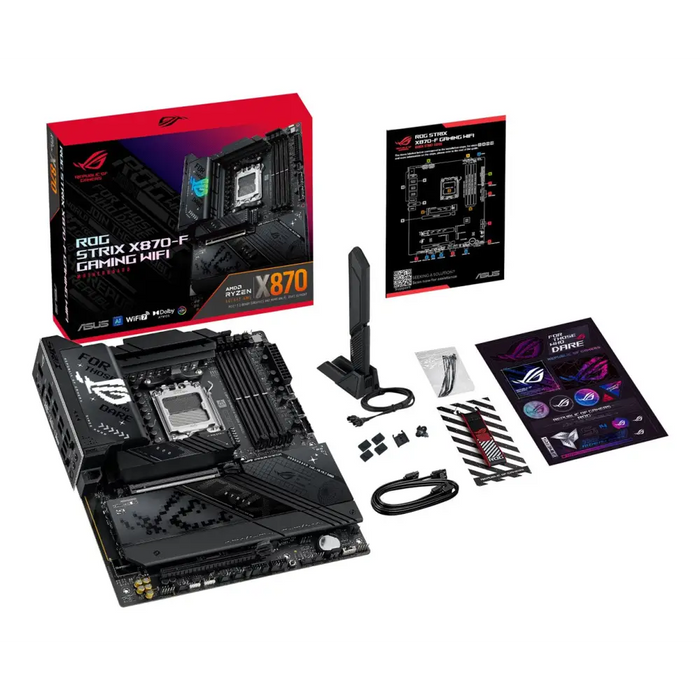 Дънна платка ASUS ROG STRIX X870-F GAMING WIFI AM5 DDR5