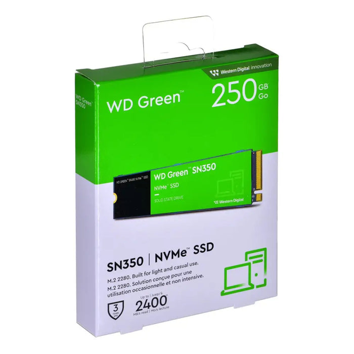 Dysk SSD WD Green SN350 WDS250G2G0C (250GB ; M.2 ; PCIe