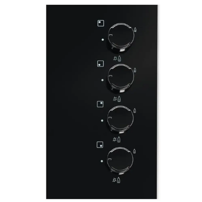 Electrolux EGG6407K Черен Вграден 59 см газ 4 зони