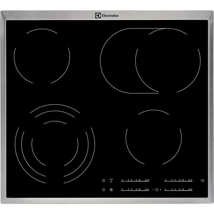 Electrolux EHF46547XK Черна керамика за вграждане 4 зони