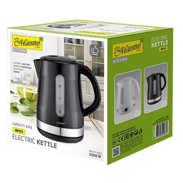 Електрическа кана MAESTRO 1,7 л MR-035-BLACK