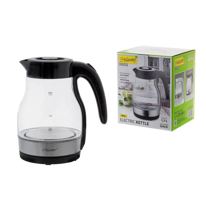 ЕЛЕКТРИЧЕСКА КАНА MAESTRO MR-061 ЧЕРНА