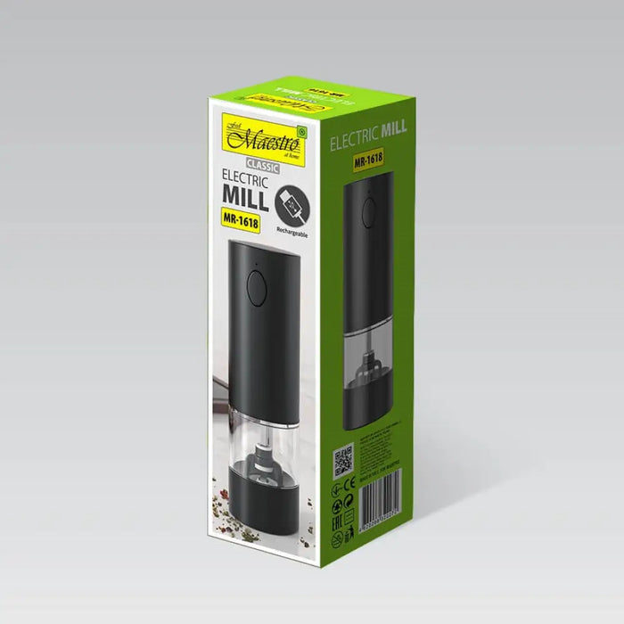 Електрическа мелница MAESTRO MR-1618 Черна