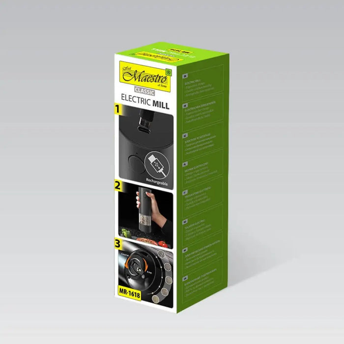Електрическа мелница MAESTRO MR-1618 Черна