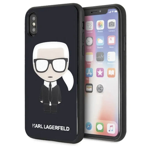 Емблематичният калъф Karl Glitter за iPhone X/XS на Karl