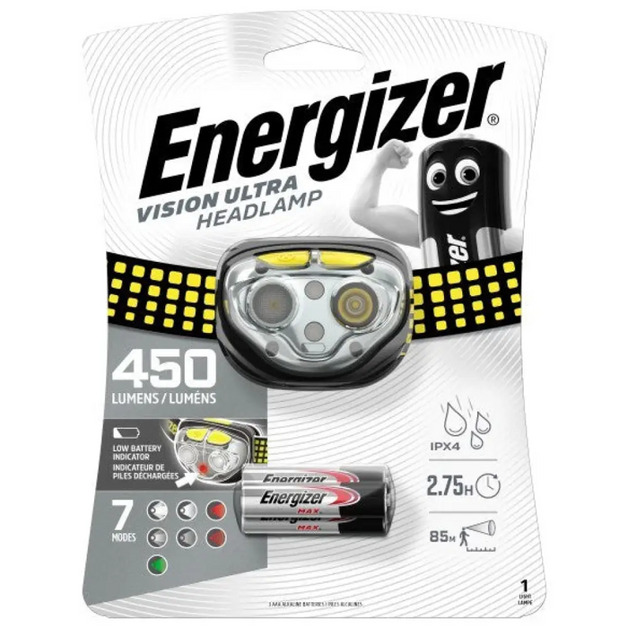 ENERGIZER Фар Vision Ultra 3AA 450 LM 3 цвята светлина