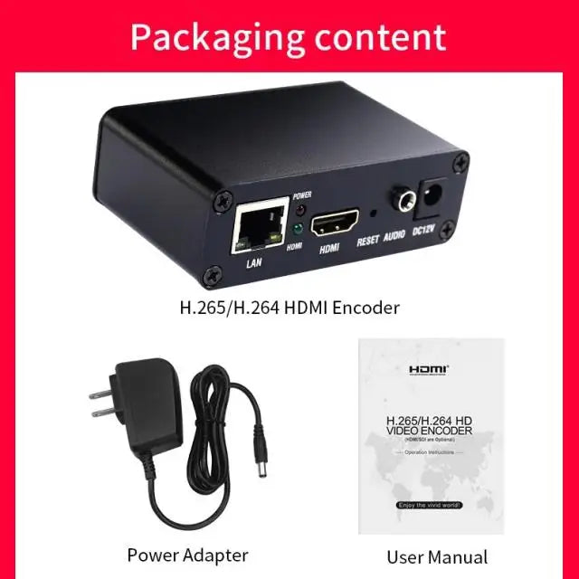 Енкодер декодер ESTILLO HDSW0019M1 H.265-HEVC