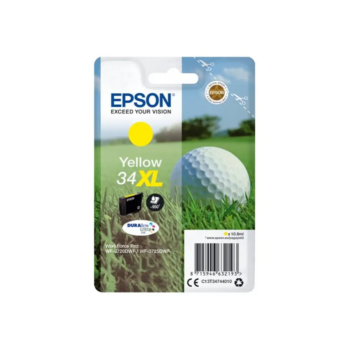 EPSON 2LB Singlepack Yellow 34 - DURABrite Ultra Ink