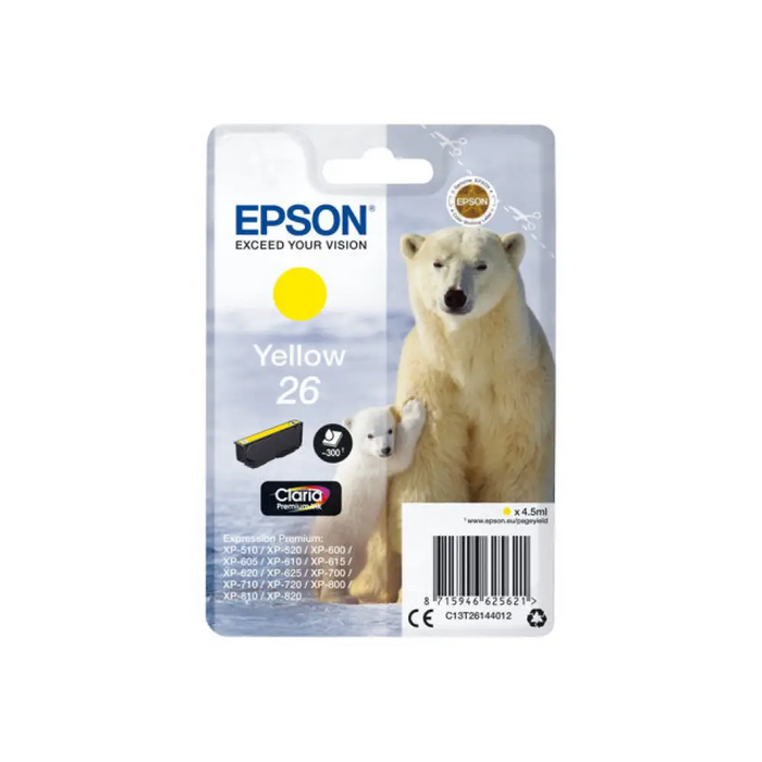 EPSON 3LB 26 касета с мастило жълт стандартен капацитет 4,5