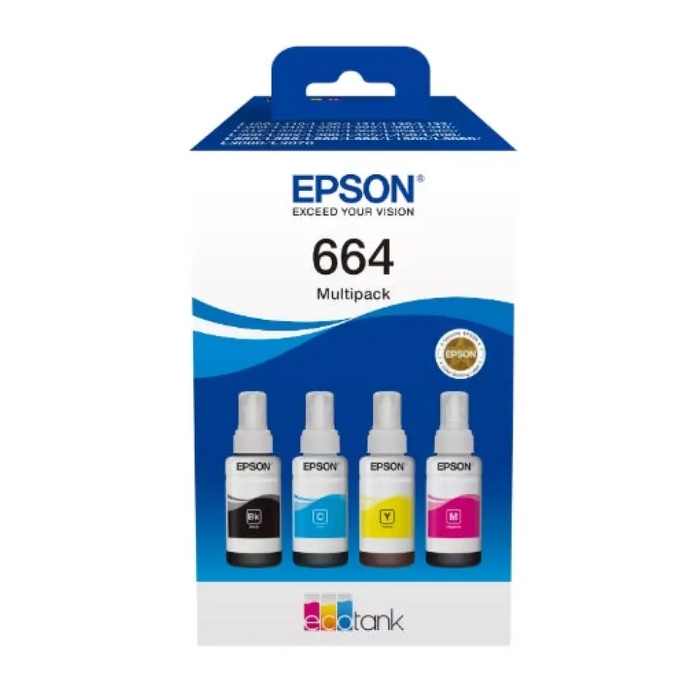 Epson 664 EcoTank 4-цветна мултиопаковка
