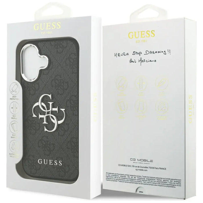 Etui Guess 4G Big 4G Classic Logo na iPhone 17 - czarne