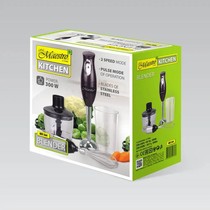 Feel-Maestro MR-564 Блендер 5 в 1 0.6 л 300 W Черен