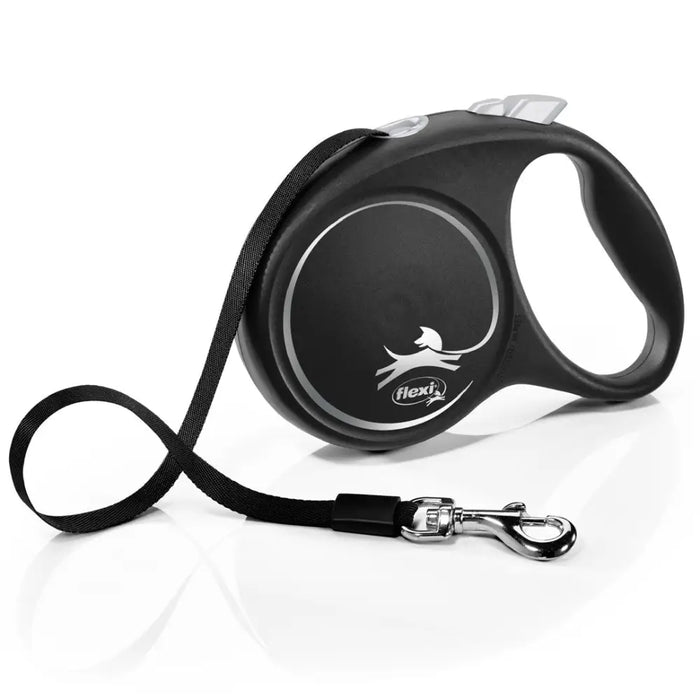 Flexi Black Design L 5 m Прибиращ се повод за кучета