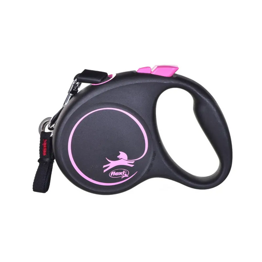 Flexi Black Design S 5 m прибиращ се повод за кучета