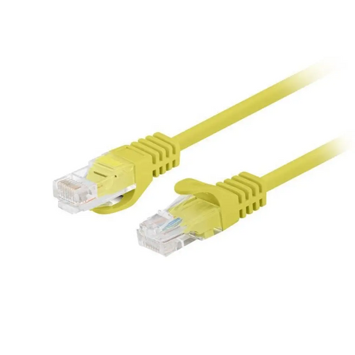 Fluke Passed Lanberg patchcord cat.6 UTP 1 m жълт 10-опаков