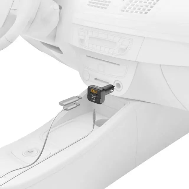 FM Трансмитер HAMA AUX-IN + USB-IN MP3 Черен