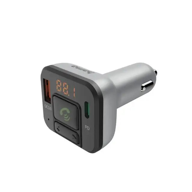 FM Трансмитер HAMA Блутут функция Хендсфри 1xUSB-C,1xUSB-A
