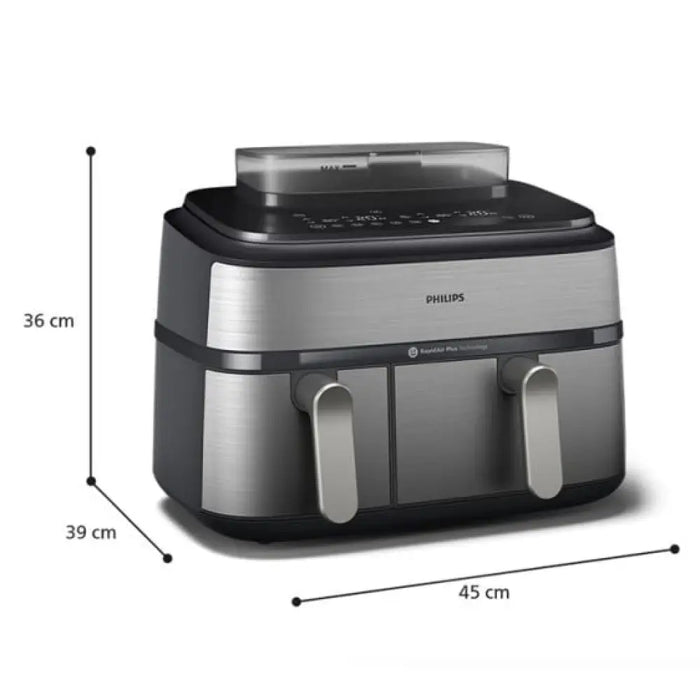 Фритюрник PHILIPS Dual Basket Airfryer NA555/00