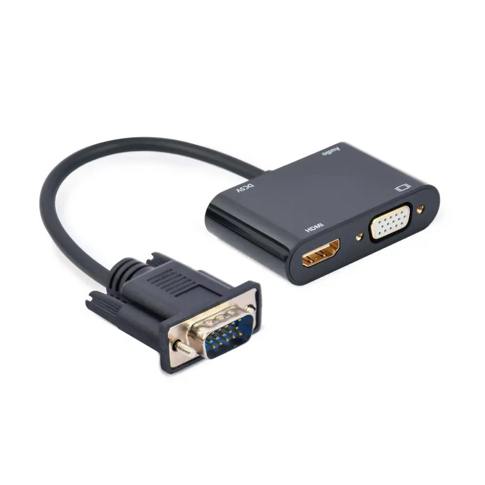 Gembird A-VGA-HDMI-02 адаптер за видео кабел 0,15 m HDMI