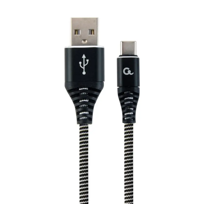 Gembird CC-USB2B-AMCM-2M-BW USB кабел USB 2.0 USB A USB C