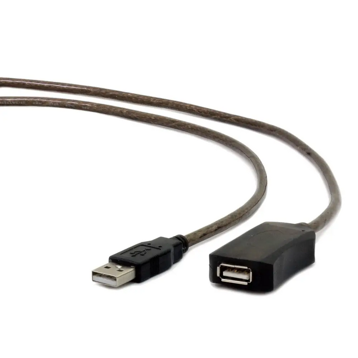 Gembird USB A/USB AM/F 10m USB кабел USB 2.0 черен