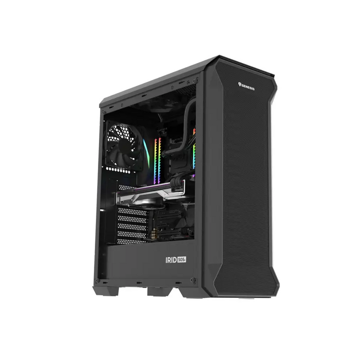 GENESIS Irid 505F Midi Tower Черен