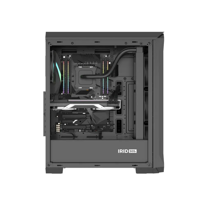 GENESIS Irid 505F Midi Tower Черен